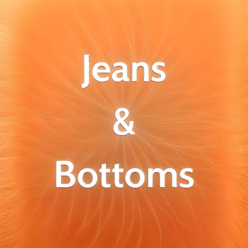 Collection of jeans and bottoms